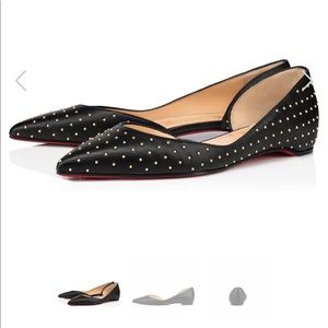 Brand new NBW louboutin flats! 🥰box & dust bag